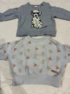 プティマイン　80センチトレーナー　２枚セット