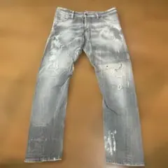 dsquared2 ダメージ加工 グレー デニム