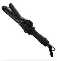 【美品】SALONIA ◆ミニヘアアイロン ◆約25cm ブラック