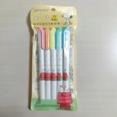 ピーナッツ　スヌーピー マイルドライナー 5色セットのサムネイル