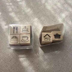 ＃手帳はんこ部 スタンプ 6個セット　新品未使用♡