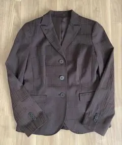 美品✨ Burberry ノバチェック テーラードジャケット ブラウン　ボタンのサムネイル