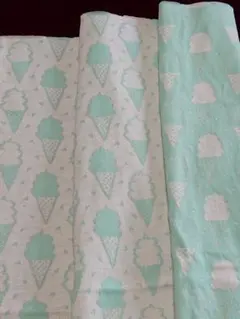 【maffon】＊マフォン＊gelato＊ミントグリーン・７７cm幅×５２cm