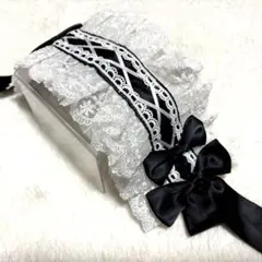 ヘッドドレス 白黒