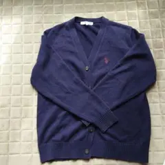 カーディガン ネイビー カーディガン