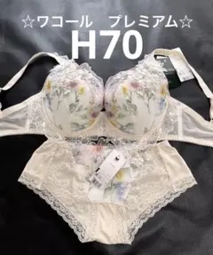 ☆ WACOAL premium☆貴重サイズH70 上下セット　 高級ラインのサムネイル