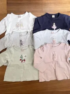 petit main 長袖カットソー 6点セット