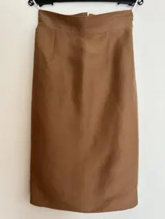 UNITED ARROWS ブラウン タイトスカート