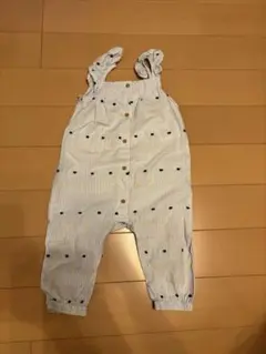 H&M ストライプ ドットロンパース