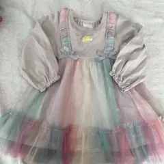 Si-Shu-Non 長袖チュチュワンピース90サイズのサムネイル