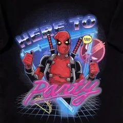 ★希少★ 美品 MARVEL マーベル デッドプール メンズ 半袖 Ｔシャツ M