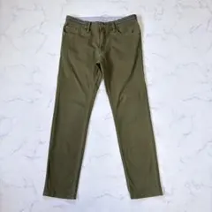 THE SHOP TK/メンズ/パンツ/M/カーキ/ストレート/ストレッチ