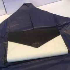 コールハーン 新品 クラッチバッグ ポーチ 長財布 高級レザー バイカラー 素敵