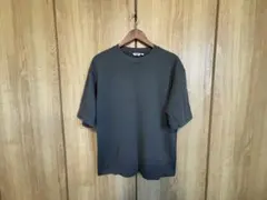 UNIQLO AIRism クルーネックTシャツ ダークグレー L