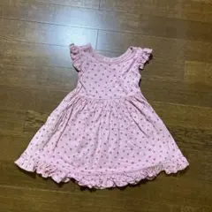 シャーリーテンプル ピンク 薔薇 半袖ワンピース 120cm