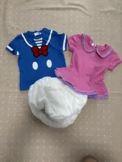ディズニー公式 ・ドナルド デイジー コスチューム3点