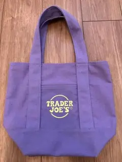 TRADER JOE'S 紫 トートバッグ