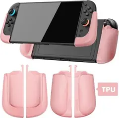 Switch 2 ジョイコン用グリップ ピンク スイッチ2 コントローラーカバー