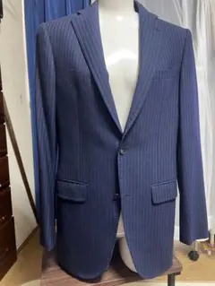 タケオキクチ イタリア生地REDA スリーピーススーツ XS 紺 W74cm