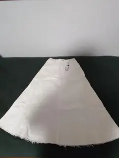 ウエストリブデニムスカート