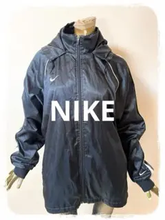 ☘️T19988☘️NIKE フード ウィンドブレーカー ナイロンジャケット L