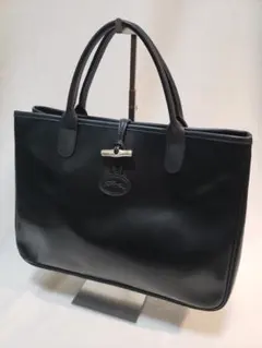 LONGCHAMP ロンシャン トートバッグ ロゾ ブラック