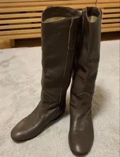 ファビオルスコーニ Fabio Rusconi ロングブーツ ブラウン　スムース