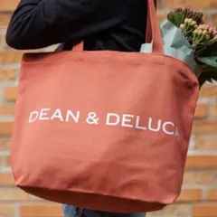【新品】DEAN & DELUCA 限定チャリティトートバッグ L テラコッタのサムネイル