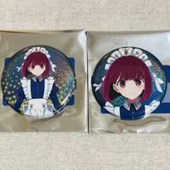 推しの子　ホログラム缶バッジ　有馬かな　星空メイド　ロフト