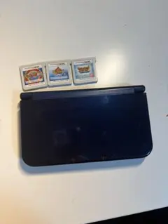 new ニンテンドー3DS LL ネイビー ゲームカード付き