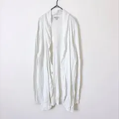 メローナ ロングカーディガン 長袖 XXL 白 薄手 羽織り 風除け レディースのサムネイル