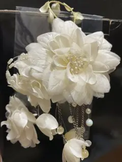 平成 レトロ　髪飾りセット　成人式　着物　中古品　1点