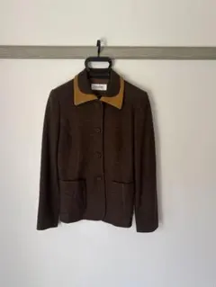 PINORE ウール　ジャケット　ブラウン