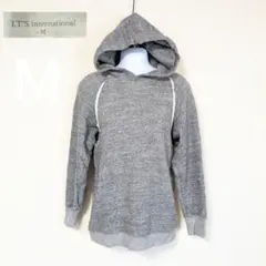イッツインターナショナル グレー パーカー M　レディース　プルオーバー