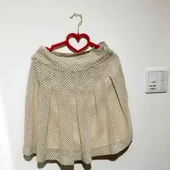 ❤︎新品！ロペピクニック ホワイトドットスカート❤︎