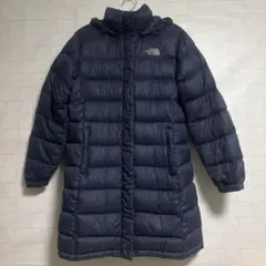 美品 ノースフェイス ダウンジャケット 700フィル 紺 L S-231のサムネイル
