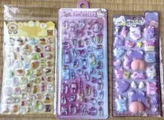 シール3枚セット　アミューズメント景品