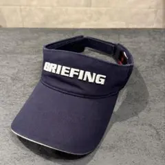 【美品】BRIEFING ネイビー サンバイザー