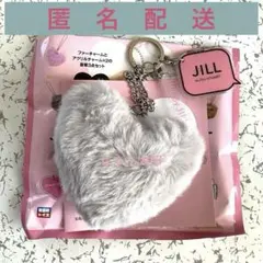 JILL by JILL STUART ふわもこファー＆ロゴチャーム　グレー