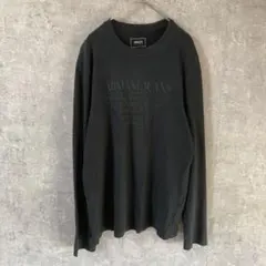 ARMANI ロンT 長袖　tシャツ 黒　Lサイズ