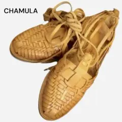 美品 チャムラ CHAMULA レザーハラチサンダル レースアップ 23 本革のサムネイル