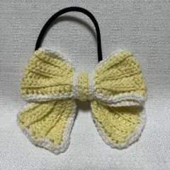 ハンドメイド　かぎ針編み　ヘアゴム２個セット♡