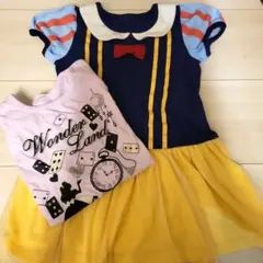 白雪姫 ワンピース 85 Tシャツ 2点 ハロウィン
