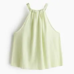 h&m クリンクルドローストリングトップスのサムネイル