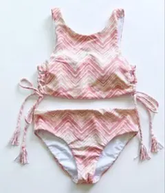 【ROXY】ロキシー 人気モデル！水着 ビキニ上下セット クロップトップ Mのサムネイル