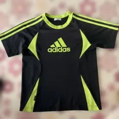 adidas スポーツTシャツ 黒/緑