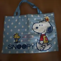 未使用タグ付　スヌーピー レッスンバック
