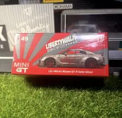 miniGT No.49 1/64 ミニカー LB サテンシルバー　未開封処分品 miniGT No.49リバティーウォーク 1/64 サテンシルバー 未開封品 - メルカリ