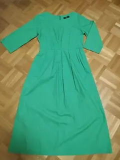 SHIPS　グリーン　ワンピース　美品　　 ✿お値下げしました！