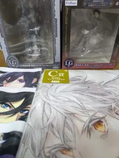 刀剣乱舞　ラストゲット賞　へし切長谷部　加州清光　C賞ビッグバスタオル